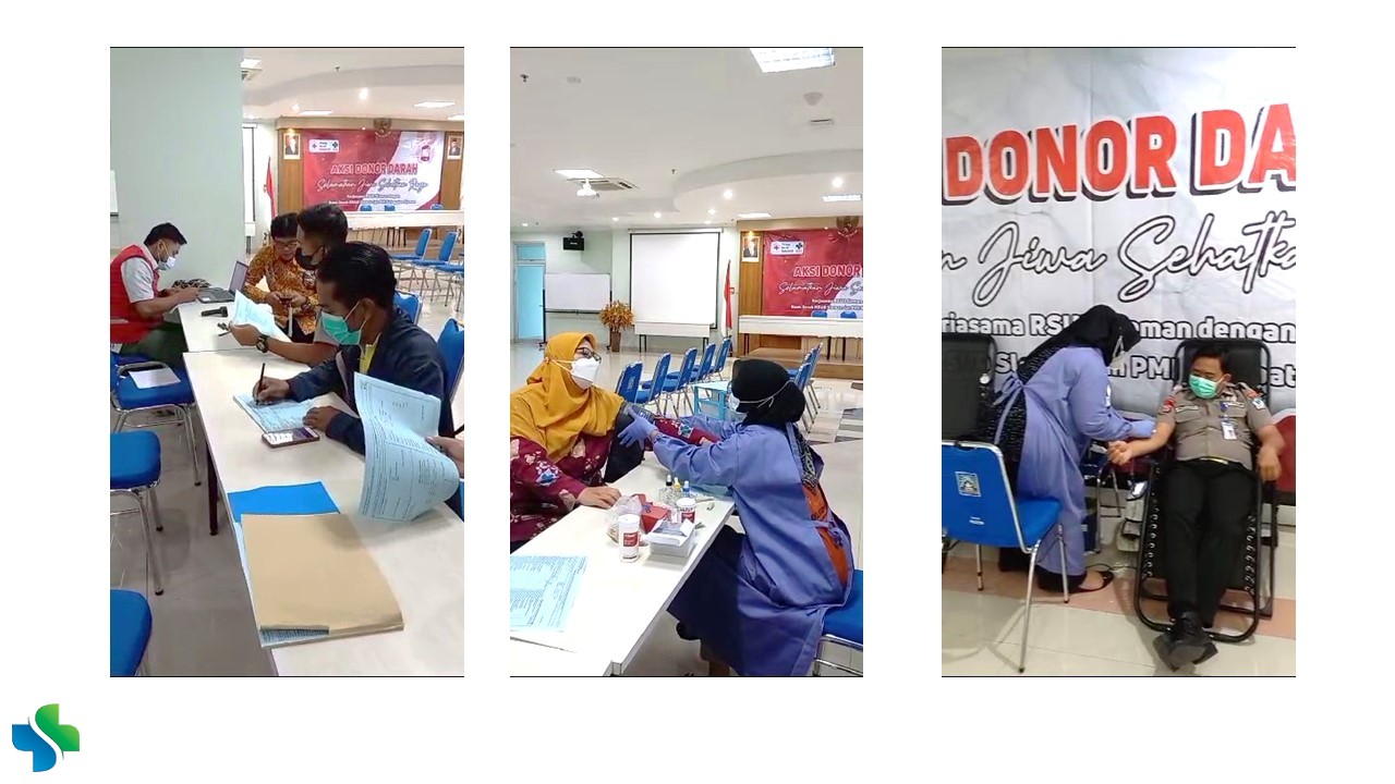 Aksi Donor Darah RSUD Sleman Bulan Juli 2023 “Selamatkan Jiwa, Sehatkan Raga”